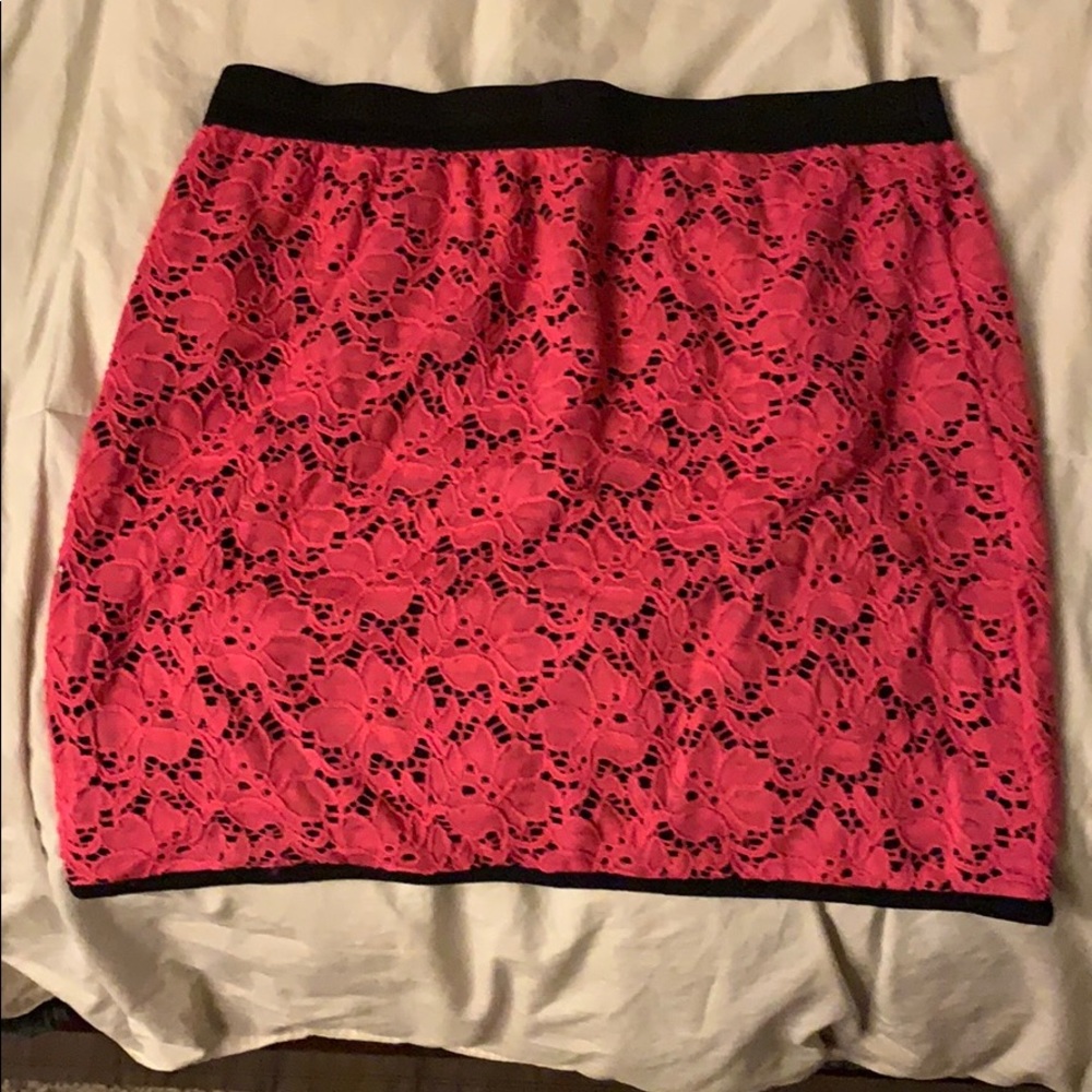 Pink skirt